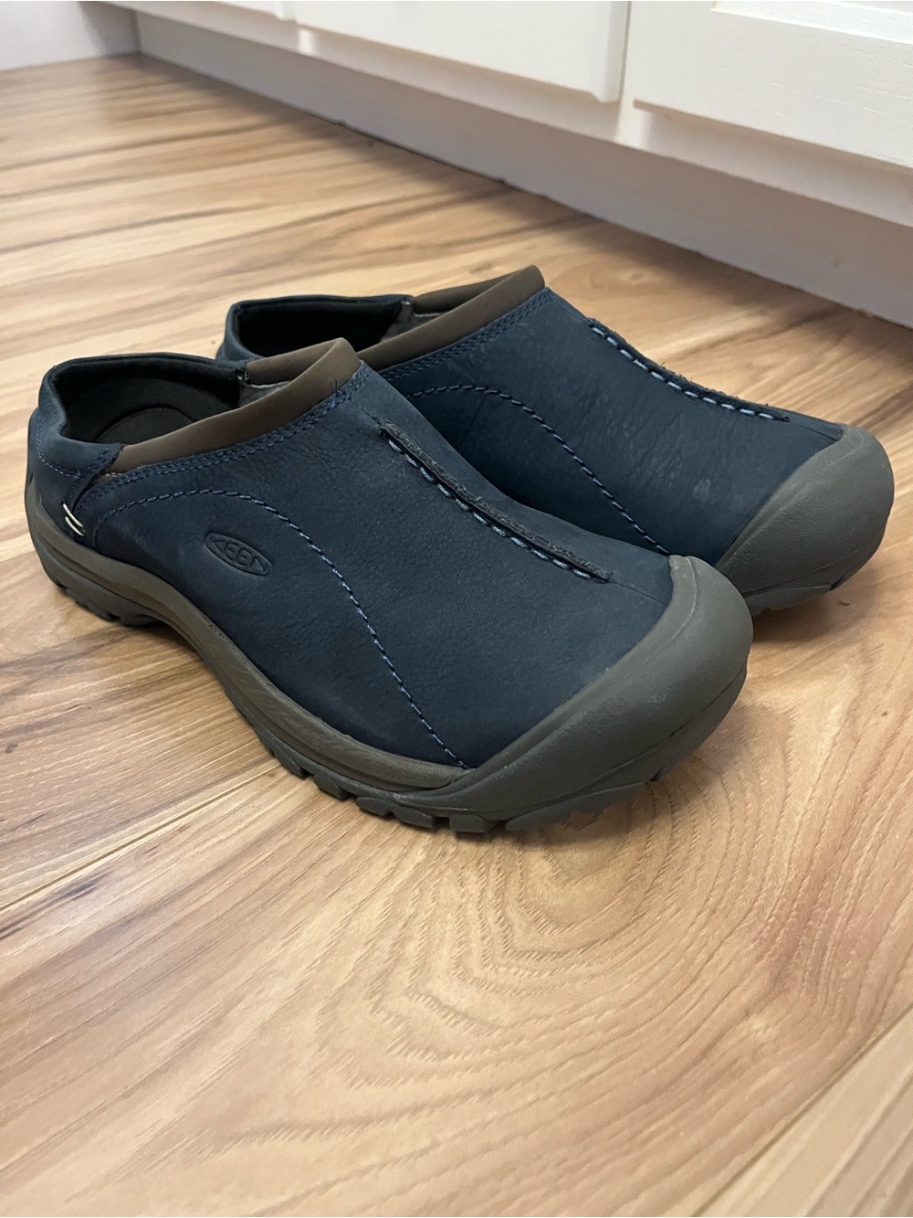 Keen Navy Blue Slip-On Casual Clog Kaci Slide